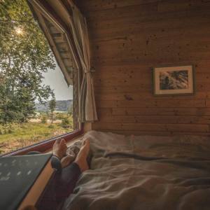 viwe from double bed