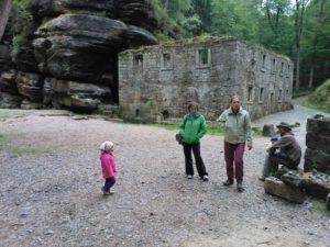 Family trip to Dolský Mlýn in Bohemian Switzerland